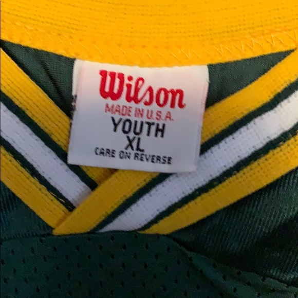 Wilson Green Bay Favre Jersey - Picture 4 of 5